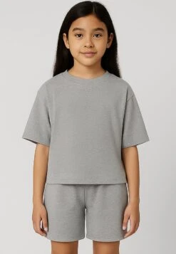 Kids RELIGION GIRLS OVERSIZED T-SHIRT GREY MARL -Religion Clothing 514RUN70GREYMARL1