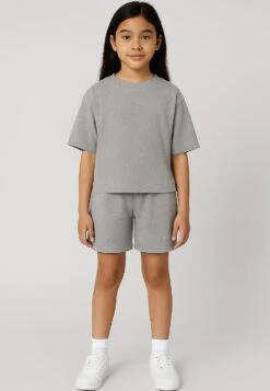 Kids RELIGION GIRLS OVERSIZED T-SHIRT GREY MARL -Religion Clothing 514RUN70GREYMARL2