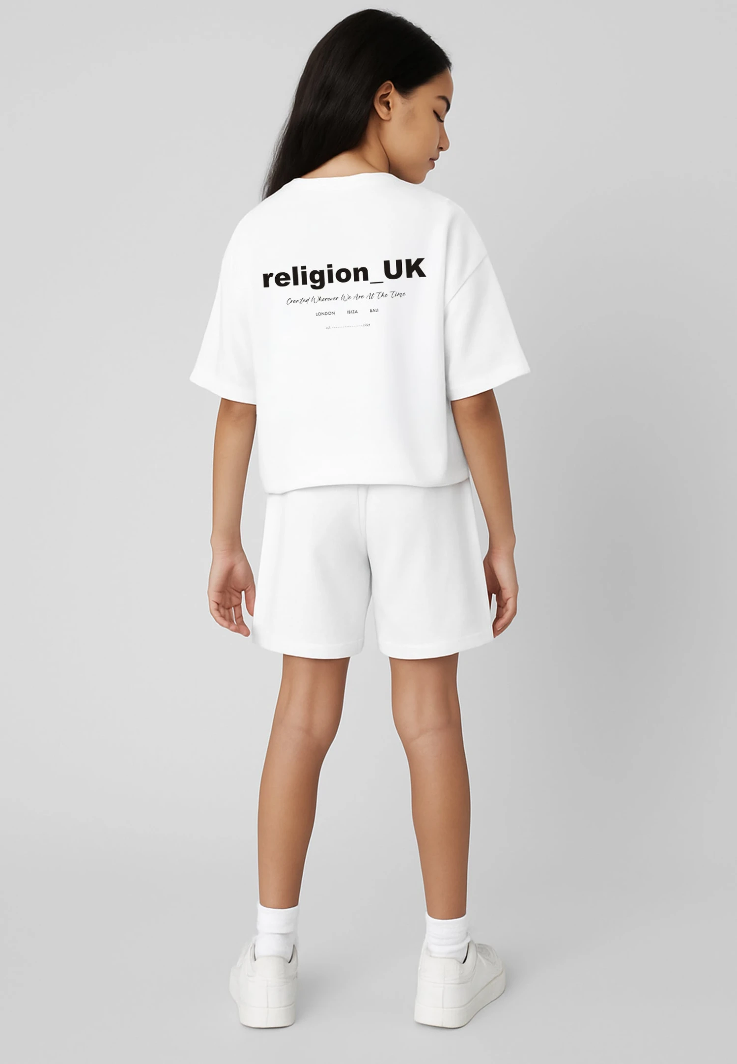 Kids RELIGION GIRLS OVERSIZED T-SHIRT WHITE 7 Kids RELIGION GIRLS OVERSIZED T-SHIRT WHITE - Image 5