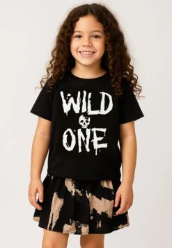 Kids WILD ONE GIRLS T-SHIRT BLACK
