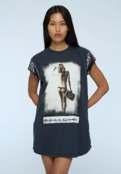 F_YOU DRESS WASHED BLACK -Religion Clothing 54BFYD191