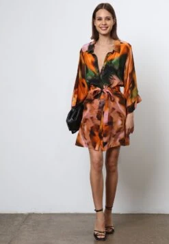 LUSTER TUNIC OBSCURE ORANGE -Religion Clothing 54ILUD08OBSCUREORANGE3