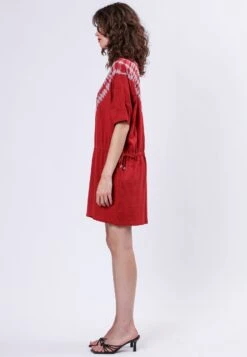 FOREVER DRESS BRICK RED & MAUVE -Religion Clothing 55BFVD56RED3