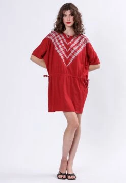 FOREVER DRESS BRICK RED & MAUVE -Religion Clothing 55BFVD56RED6