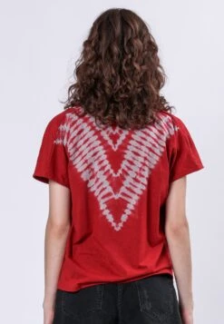 FOREVER TOP BRICK RED & MAUVE 11 FOREVER TOP BRICK RED & MAUVE -Religion Clothing 55BFVT03 RED 4