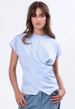TIME T-SHIRT PALE BLUE