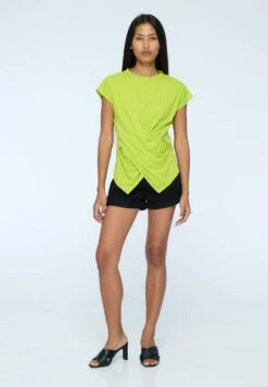 TIME T-SHIRT LIME GREEN 11 TIME T-SHIRT LIME GREEN -Religion Clothing 55BTMT06LIME2