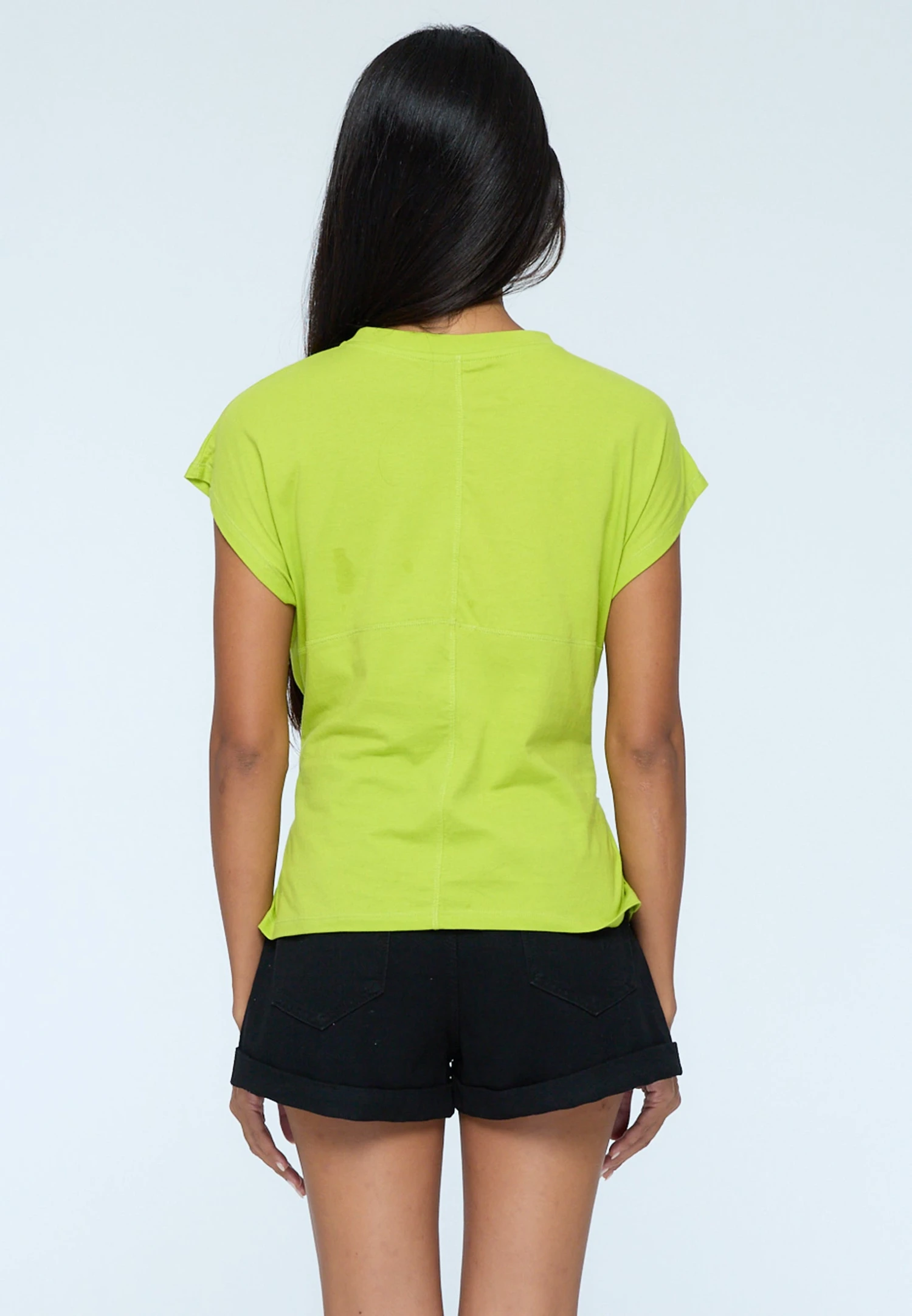 TIME T-SHIRT LIME GREEN 4 TIME T-SHIRT LIME GREEN - Image 2