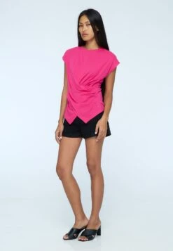 TIME T-SHIRT HOT PINK -Religion Clothing 55BTMT06PINK6