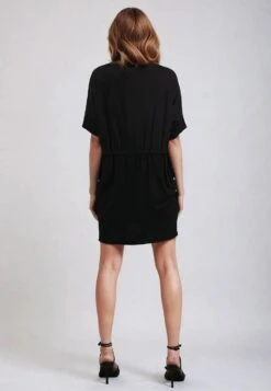 TOPAZ DRESS BOTANICAL SKULL BLACK 10 TOPAZ DRESS BOTANICAL SKULL BLACK -Religion Clothing 55BTZD67 BLACK 5