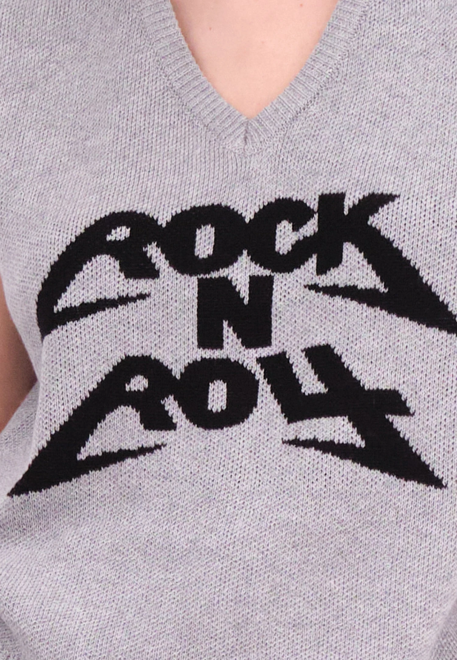 REBEL GILET ROCK N ROLL GREY 7 REBEL GILET ROCK N ROLL GREY - Image 6
