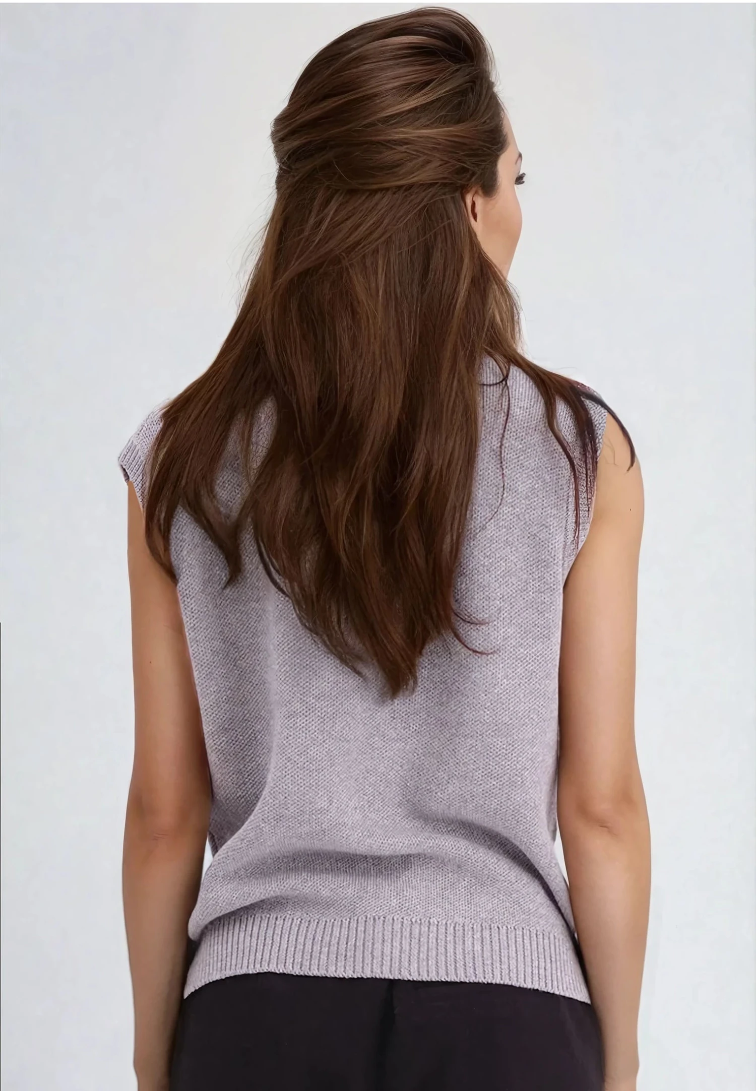 REBEL GILET ROCK N ROLL GREY 4 REBEL GILET ROCK N ROLL GREY - Image 3