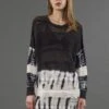 SPINEL TUNIC TIE DYE BLACK -Religion Clothing 55HSLD35 1