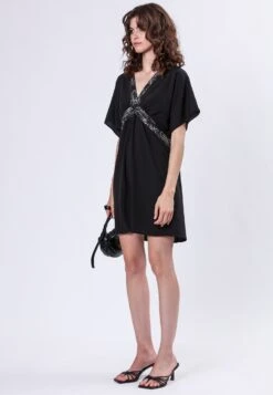 CRYSTAL DRESS BLACK -Religion Clothing 55ICID263