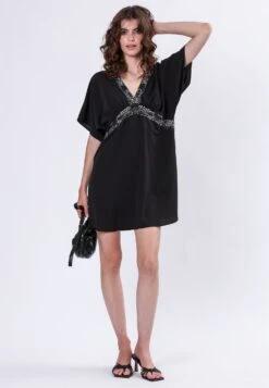 CRYSTAL DRESS BLACK -Religion Clothing 55ICID266