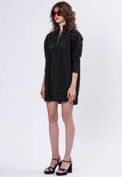 CORAL SHORT DRESS BLACK -Religion Clothing 55ICRD16BLACK3