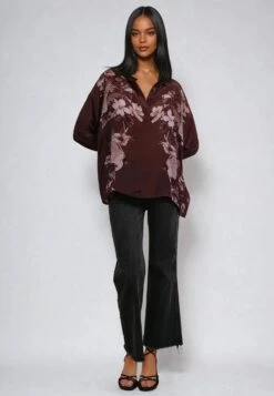 INVERSION SHIRT BROWN -Religion Clothing 55IIEH33BROWN5 e3d86c66 dad7 44c7 82a1 ddb84c8390c2