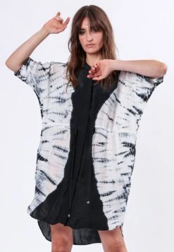 JADE TUNIC TIE DYE BLACK
