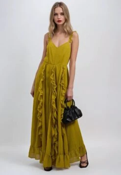 KATE MAXI DRESS OCHRE -Religion Clothing 55IKTD10OCHRE2