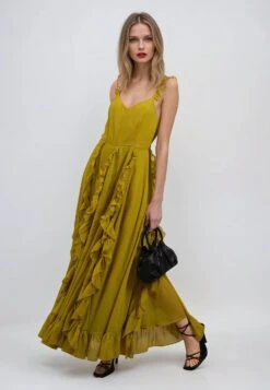 KATE MAXI DRESS OCHRE -Religion Clothing 55IKTD10OCHRE6