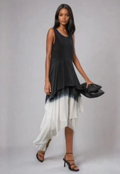 SERPENTINE DRESS DIP DYE -Religion Clothing 55ISID322 d7e3c8c5 a4fb 49c7 bc2a cb51720516a4