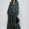 SUNSET MAXI DRESS PRIME GREEN -Religion Clothing 55ISUD16PRIMEGREEN1