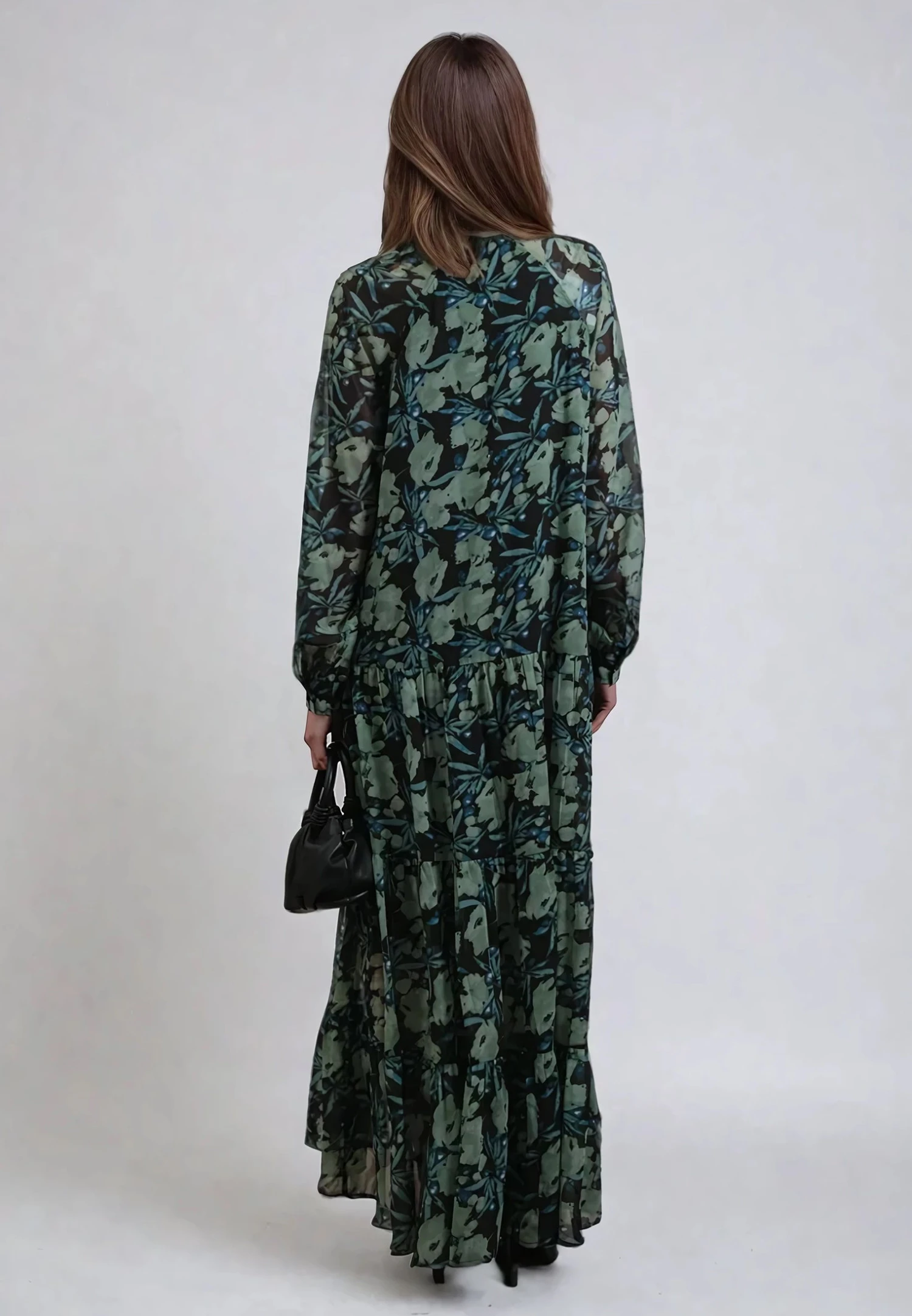 SUNSET MAXI DRESS PRIME GREEN 4 SUNSET MAXI DRESS PRIME GREEN - Image 2