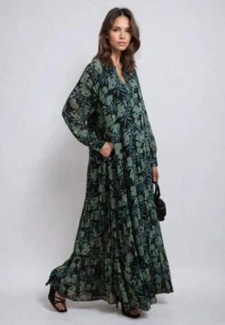 SUNSET MAXI DRESS PRIME GREEN 12 SUNSET MAXI DRESS PRIME GREEN -Religion Clothing 55ISUD16PRIMEGREEN6