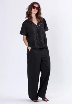 TOPAZ TOP BLACK -Religion Clothing 55ITZT07BLACK6