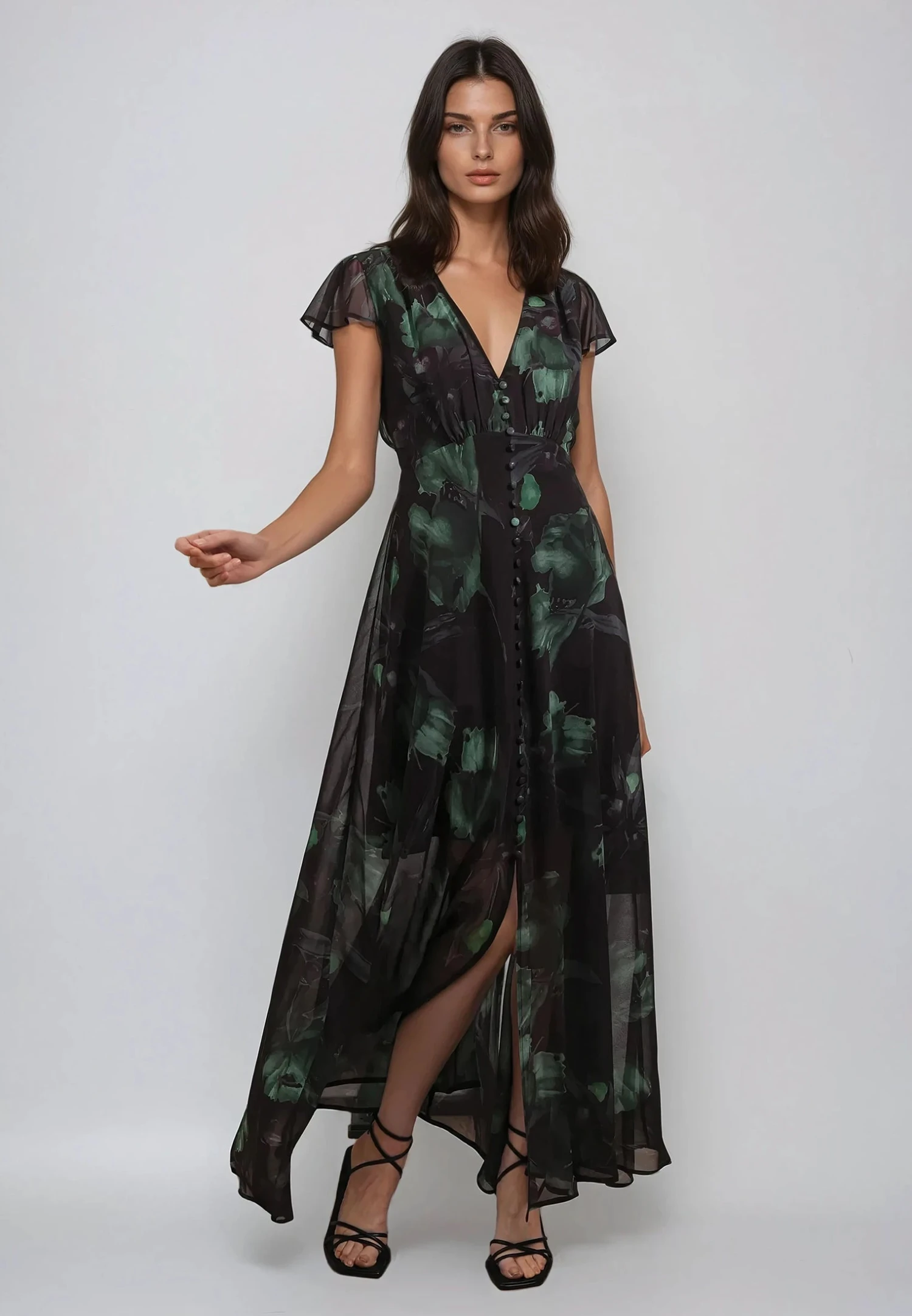 INDIUM MAXI DRESS PRIME GREEN 7 INDIUM MAXI DRESS PRIME GREEN - Image 5