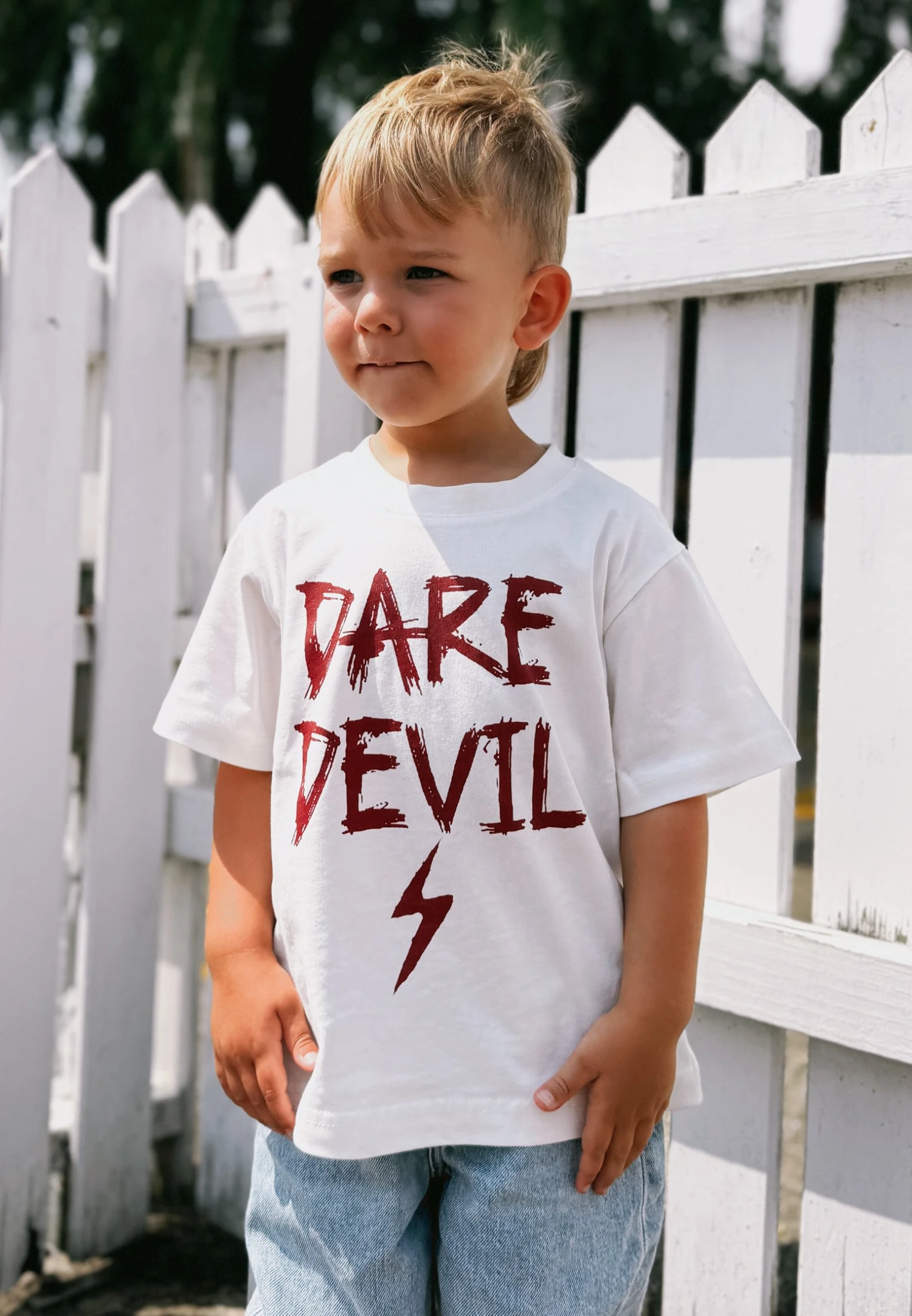 Kids DARE DEVIL BOYS T-SHIRT OFF WHITE 7 Kids DARE DEVIL BOYS T-SHIRT OFF WHITE - Image 5