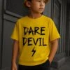 Kids DARE DEVIL BOYS T-SHIRT YELLOW -Religion Clothing 614DDN03YELLOW1
