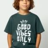 Kids GOOD VIBES BOYS T-SHIRT BOTTLE GREEN -Religion Clothing 614GVN03GREEN1