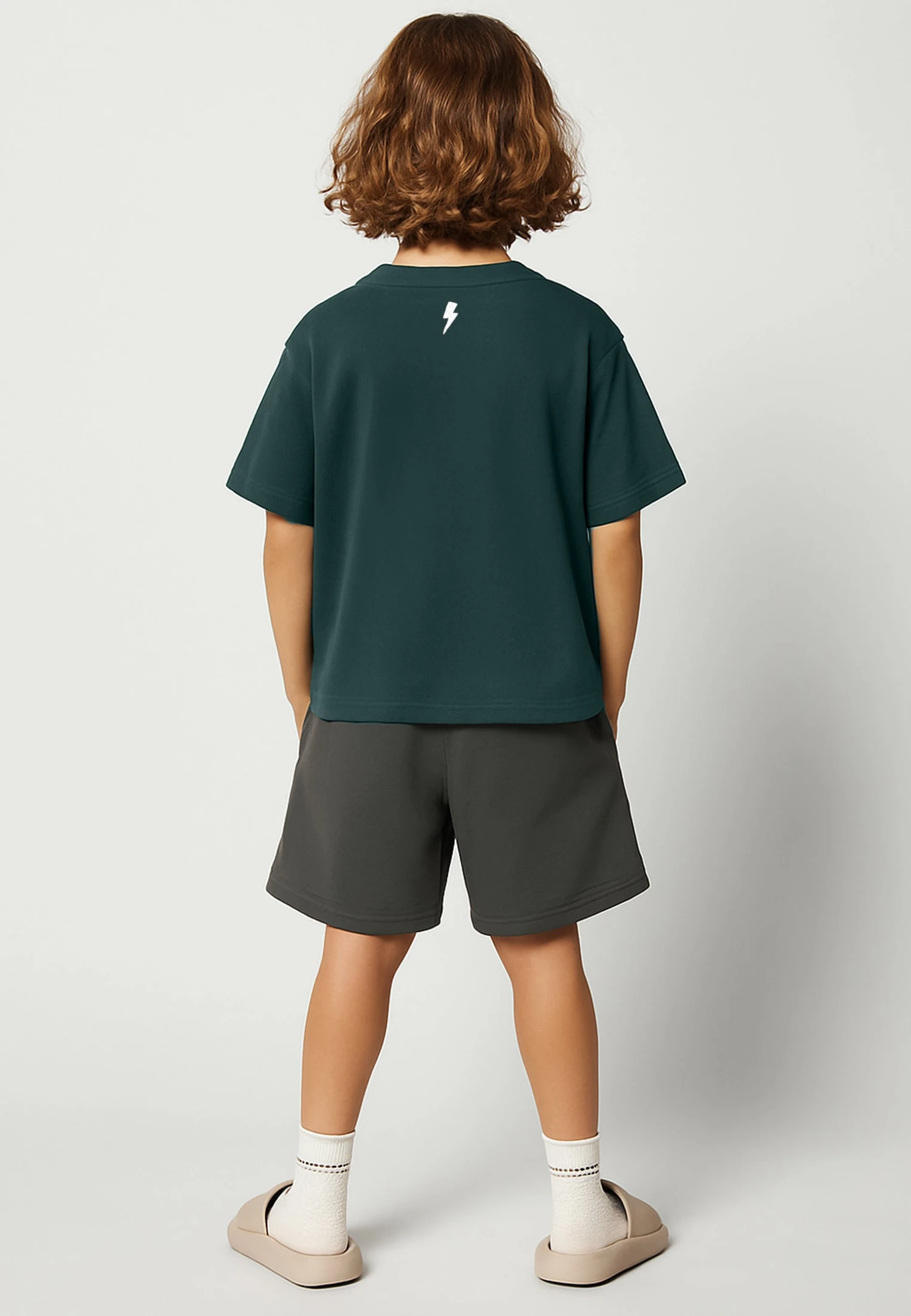 Kids GOOD VIBES BOYS T-SHIRT BOTTLE GREEN 7 Kids GOOD VIBES BOYS T-SHIRT BOTTLE GREEN - Image 5