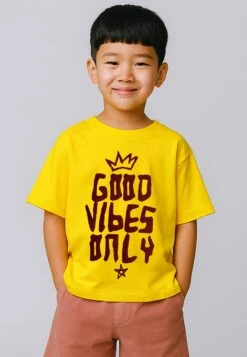 Kids GOOD VIBES BOYS T-SHIRT YELLOW -Religion Clothing 614GVN03YELLOW1