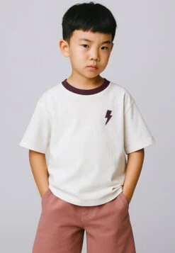 Kids LIGHTNING BOLT BOYS T-SHIRT MAUVE -Religion Clothing 614LGN033