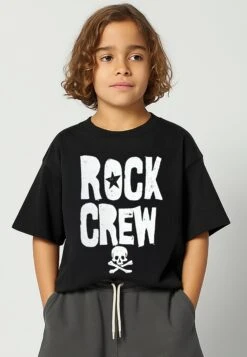 Kids ROCK CREW BOYS T-SHIRT BLACK -Religion Clothing 614RON03BLACK3