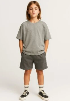 Kids RELIGION BOYS OVERSIZED T-SHIRT GREY MARL 9 Kids RELIGION BOYS OVERSIZED T-SHIRT GREY MARL -Religion Clothing 614RUN70GREYMARL2