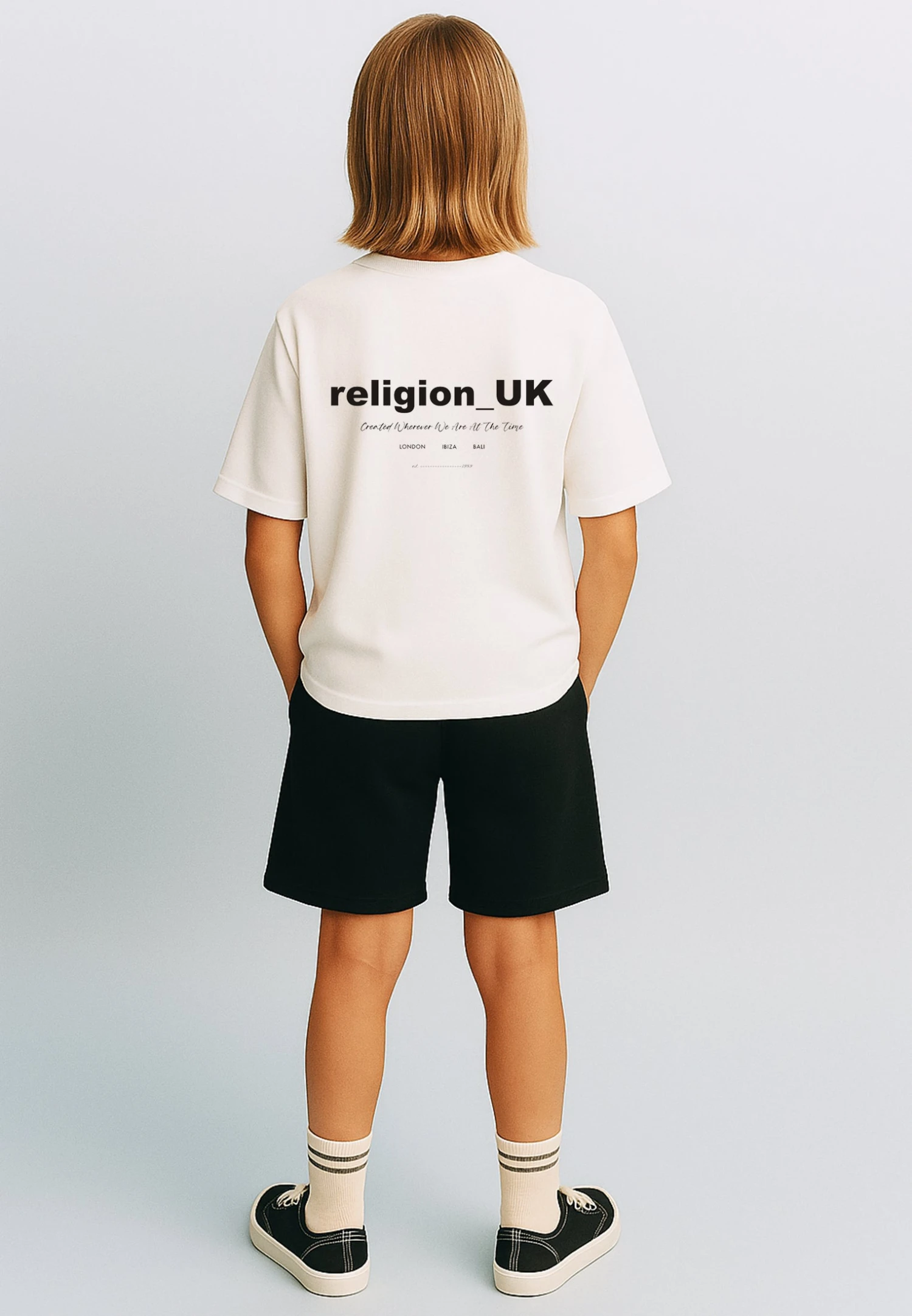 Kids RELIGION BOYS OVERSIZED T-SHIRT WHITE 3 Kids RELIGION BOYS OVERSIZED T-SHIRT WHITE