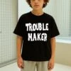Kids TROUBLE MAKER BOYS T-SHIRT BLACK -Religion Clothing 614TMN03