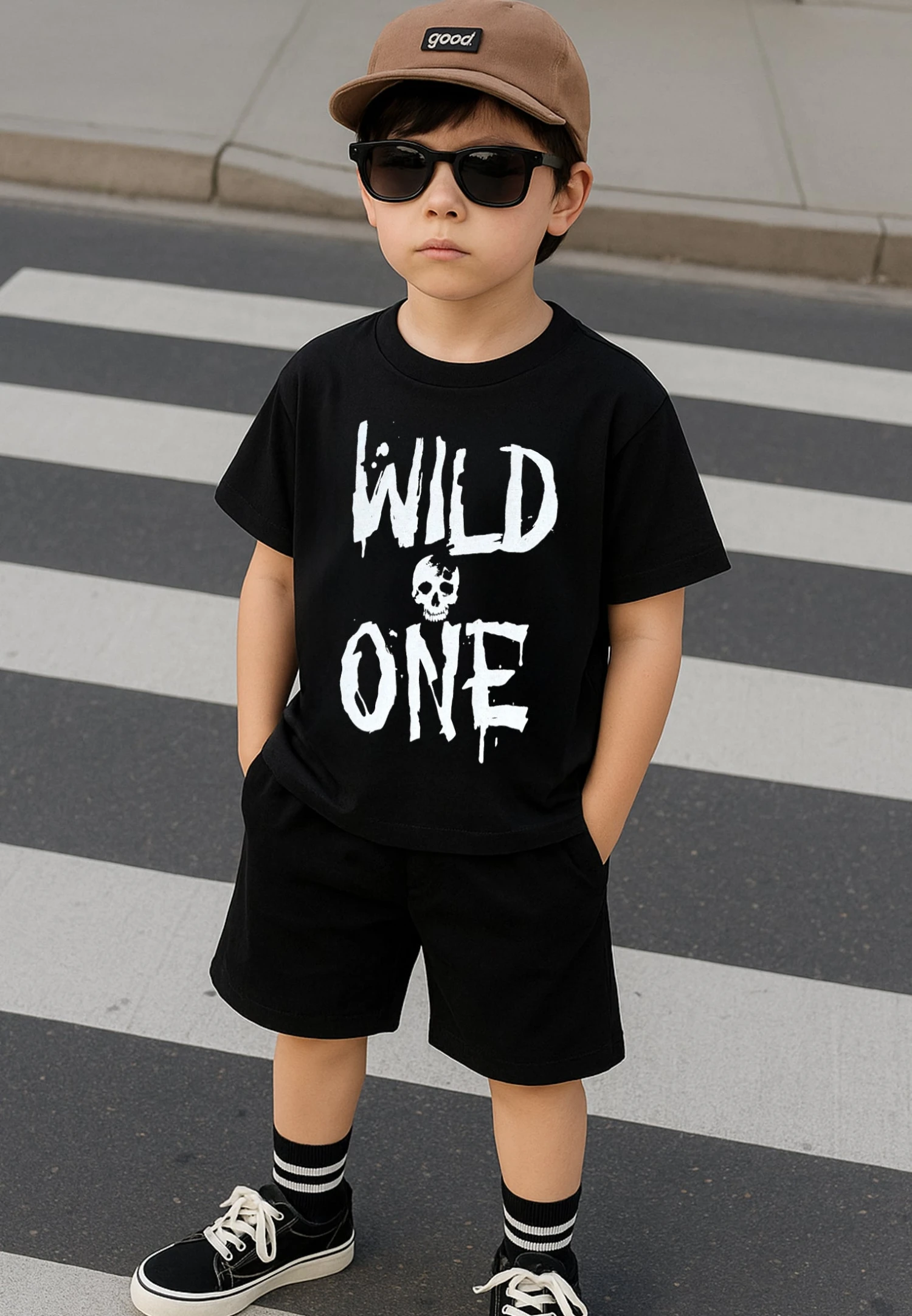 Kids WILD ONE BOYS T-SHIRT BLACK 5 Kids WILD ONE BOYS T-SHIRT BLACK - Image 3