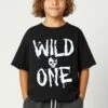 Kids WILD ONE BOYS T-SHIRT BLACK -Religion Clothing 614WON03BLACK1
