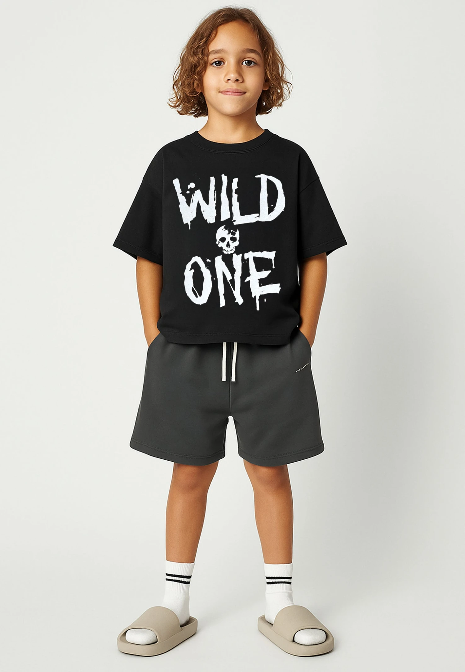 Kids WILD ONE BOYS T-SHIRT BLACK 6 Kids WILD ONE BOYS T-SHIRT BLACK - Image 4