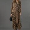 SUNSET MAXI DRESS HIDE PRINT 1 SUNSET MAXI DRESS HIDE PRINT -Religion Clothing 74ISUD16HIDE2