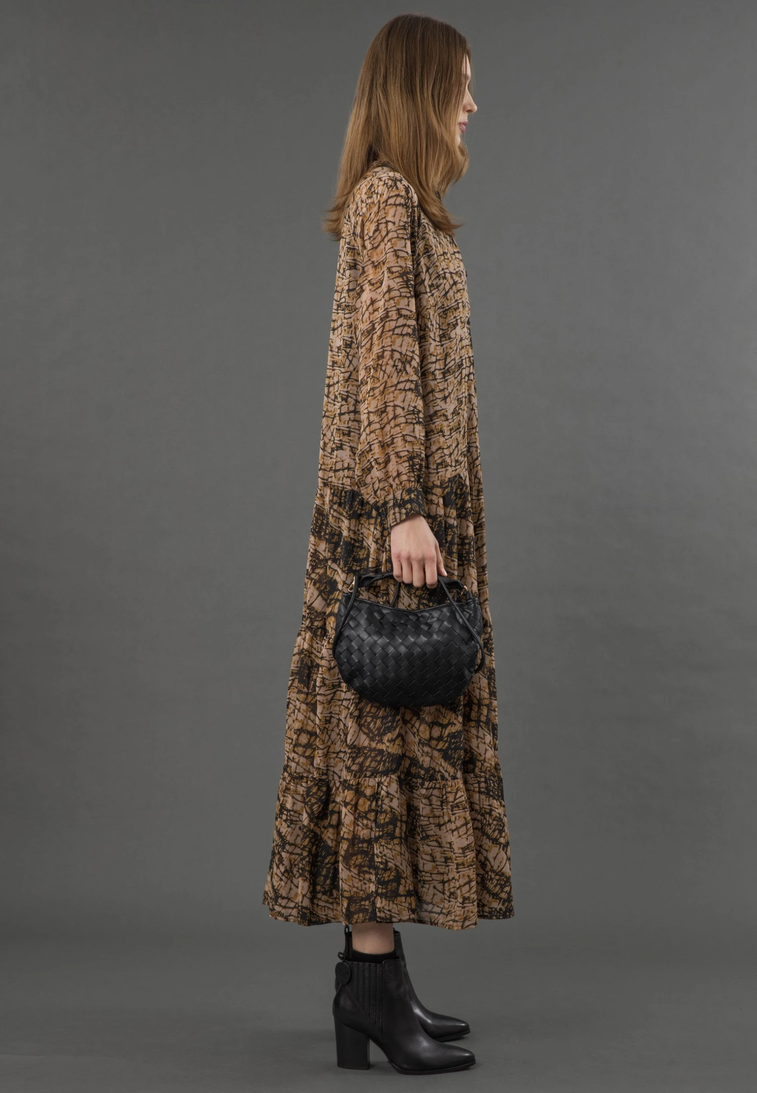 SUNSET MAXI DRESS HIDE PRINT 5 SUNSET MAXI DRESS HIDE PRINT - Image 3