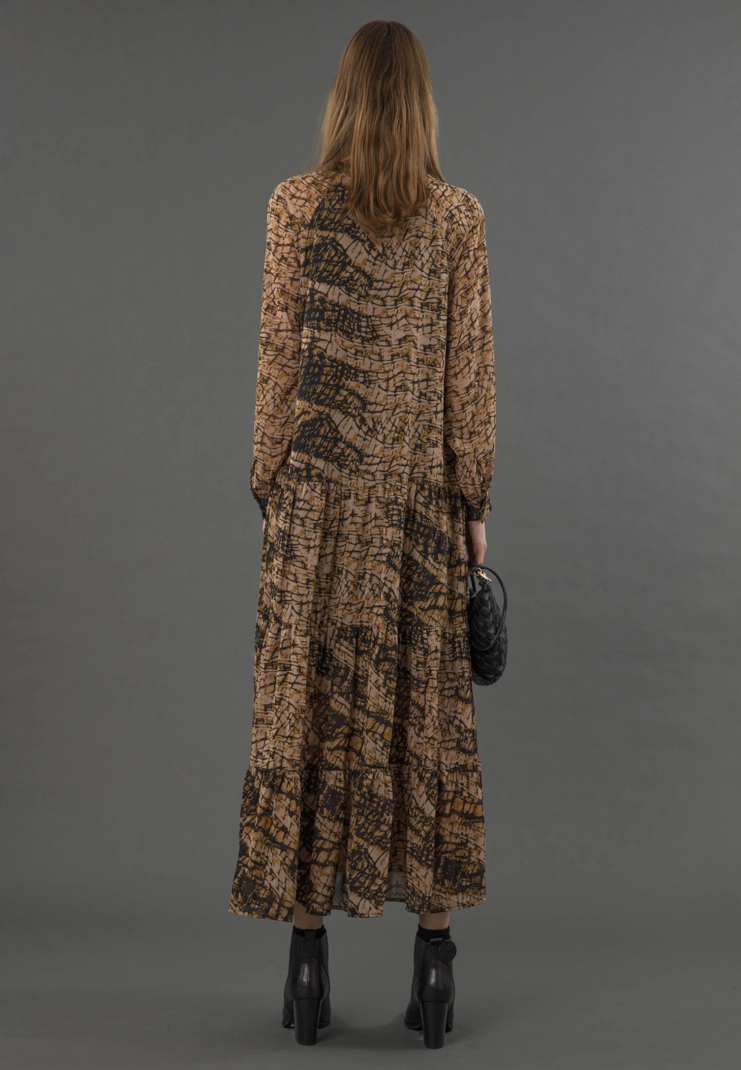 SUNSET MAXI DRESS HIDE PRINT 4 SUNSET MAXI DRESS HIDE PRINT - Image 2