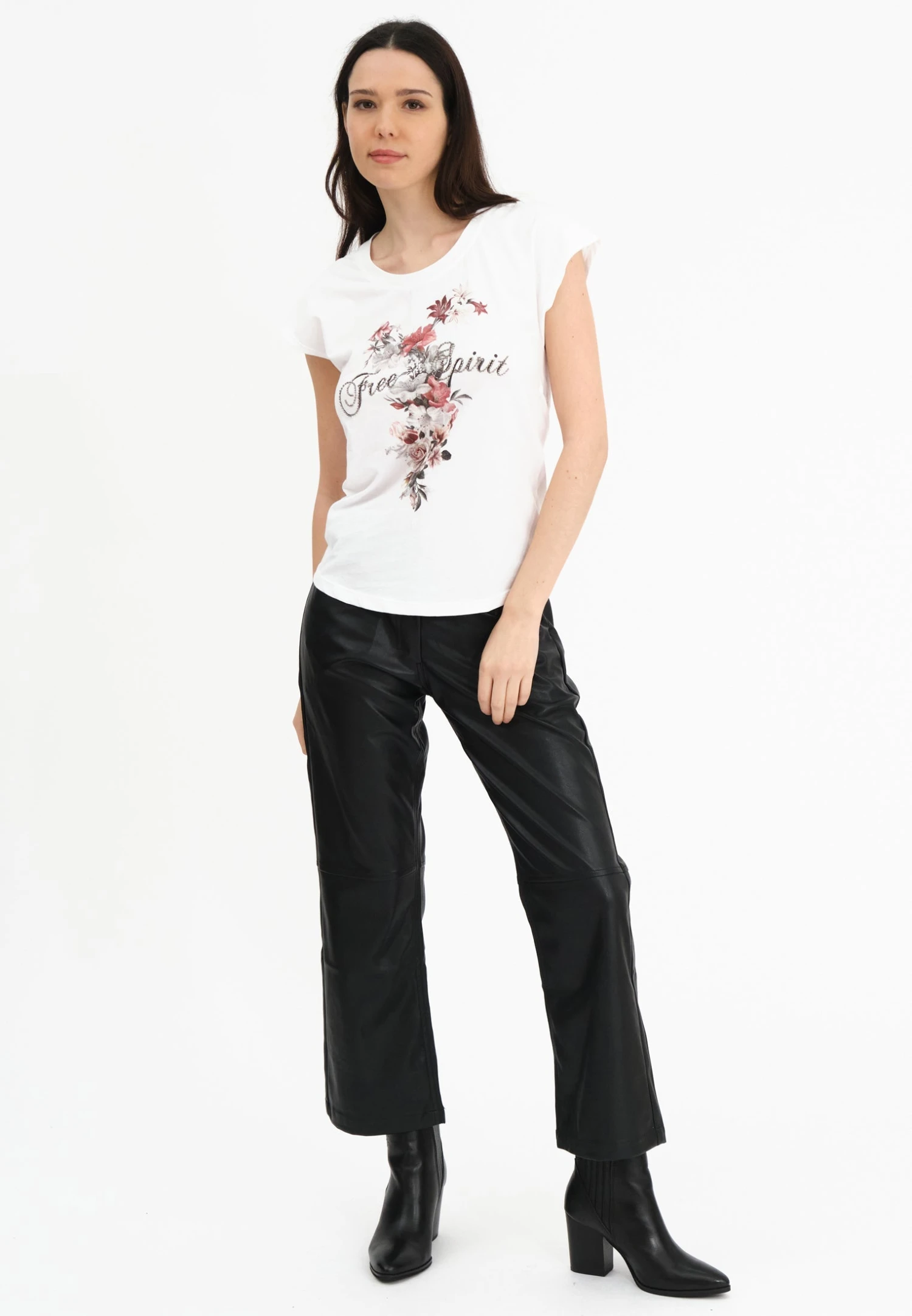 JILLIAN T-SHIRT WHITE FREE SPIRIT 6 JILLIAN T-SHIRT WHITE FREE SPIRIT - Image 4