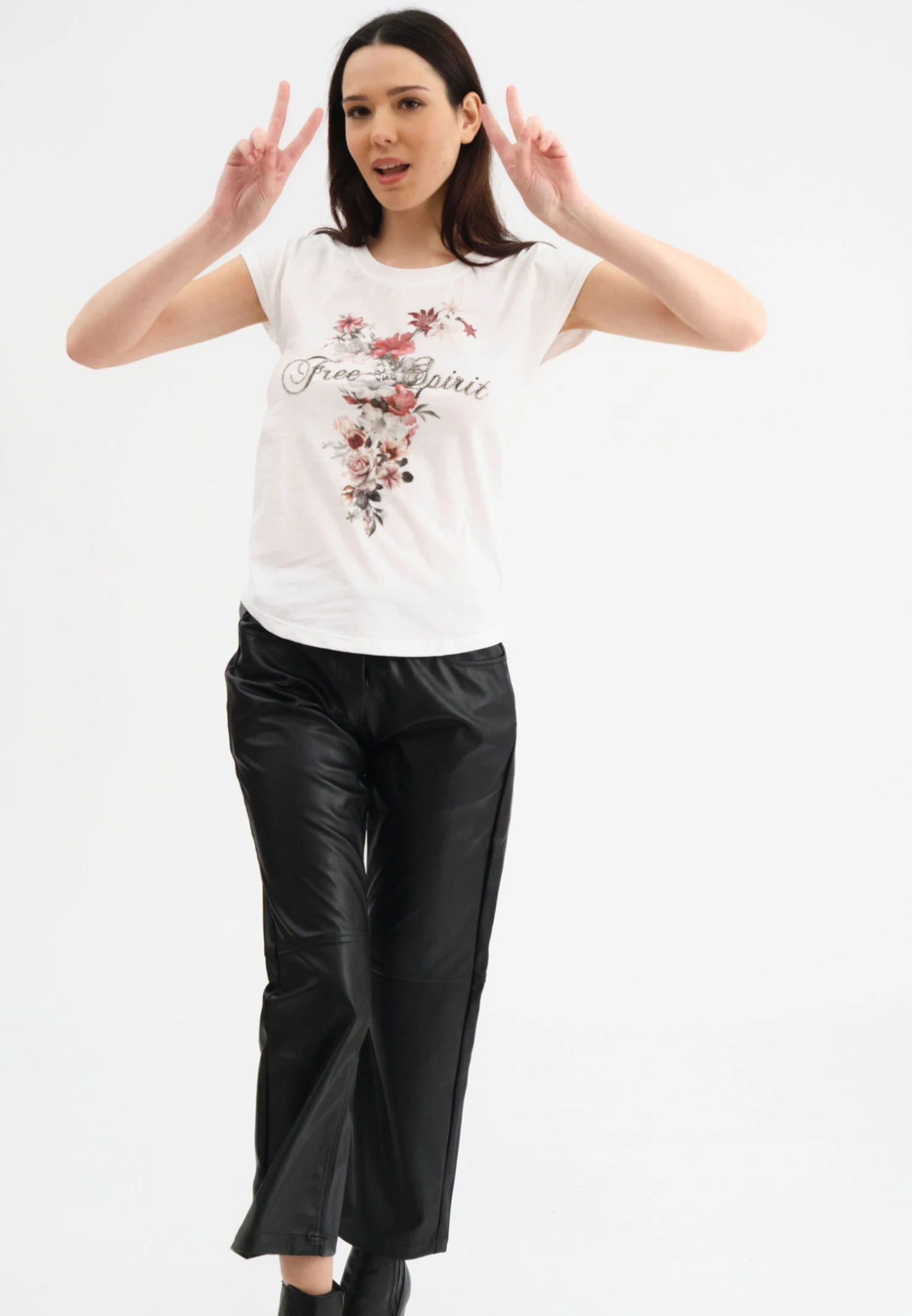 JILLIAN T-SHIRT WHITE FREE SPIRIT 7 JILLIAN T-SHIRT WHITE FREE SPIRIT - Image 5