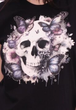 JILLIAN T-SHIRT BLACK SKULL -Religion Clothing 75BJNT14SKULLBLACK4