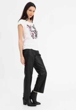 JILLIAN T-SHIRT WHITE SKULL -Religion Clothing 75BJNT14SKULLWHITE6